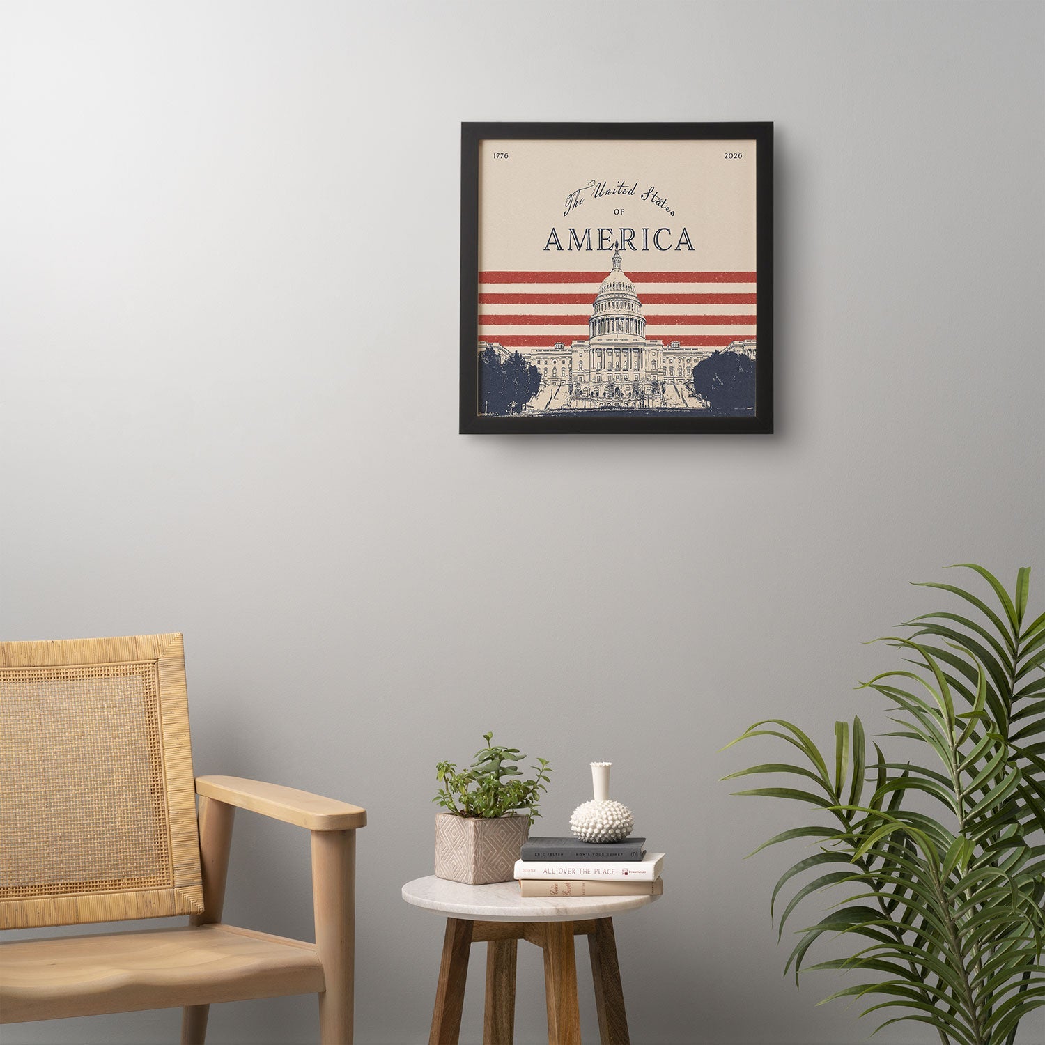 DENY Designs Capitol Building Framed Wall Art