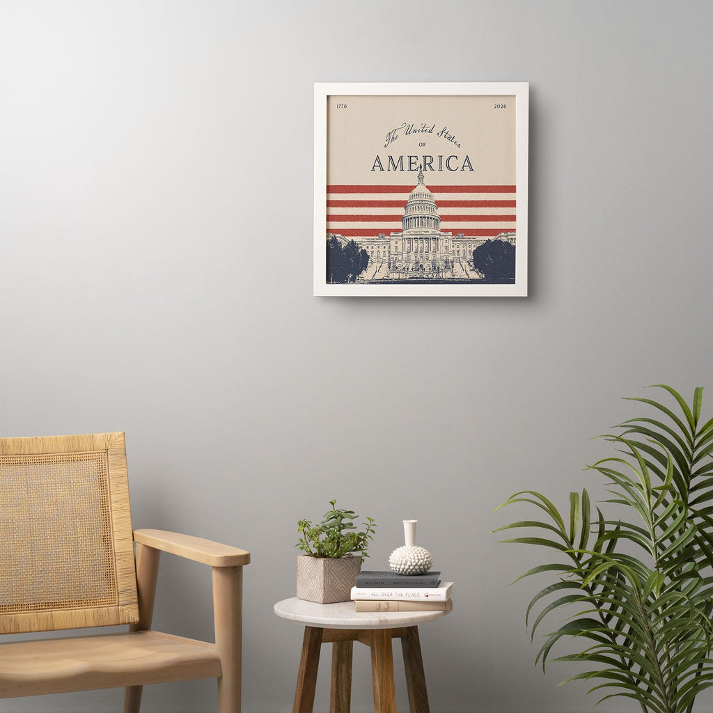 DENY Designs Capitol Building Framed Wall Art