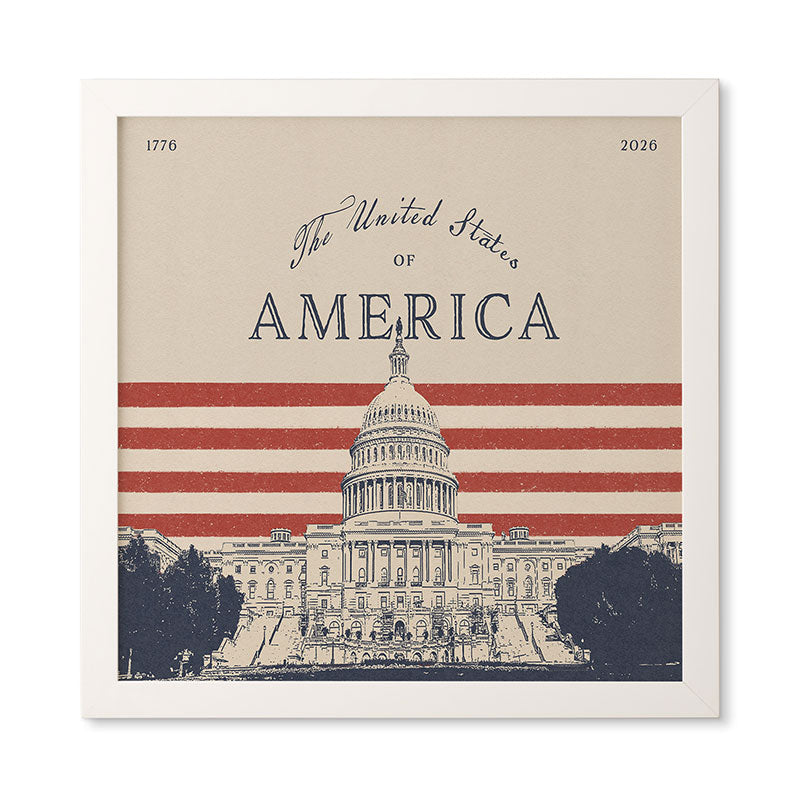 DENY Designs Capitol Building Framed Wall Art