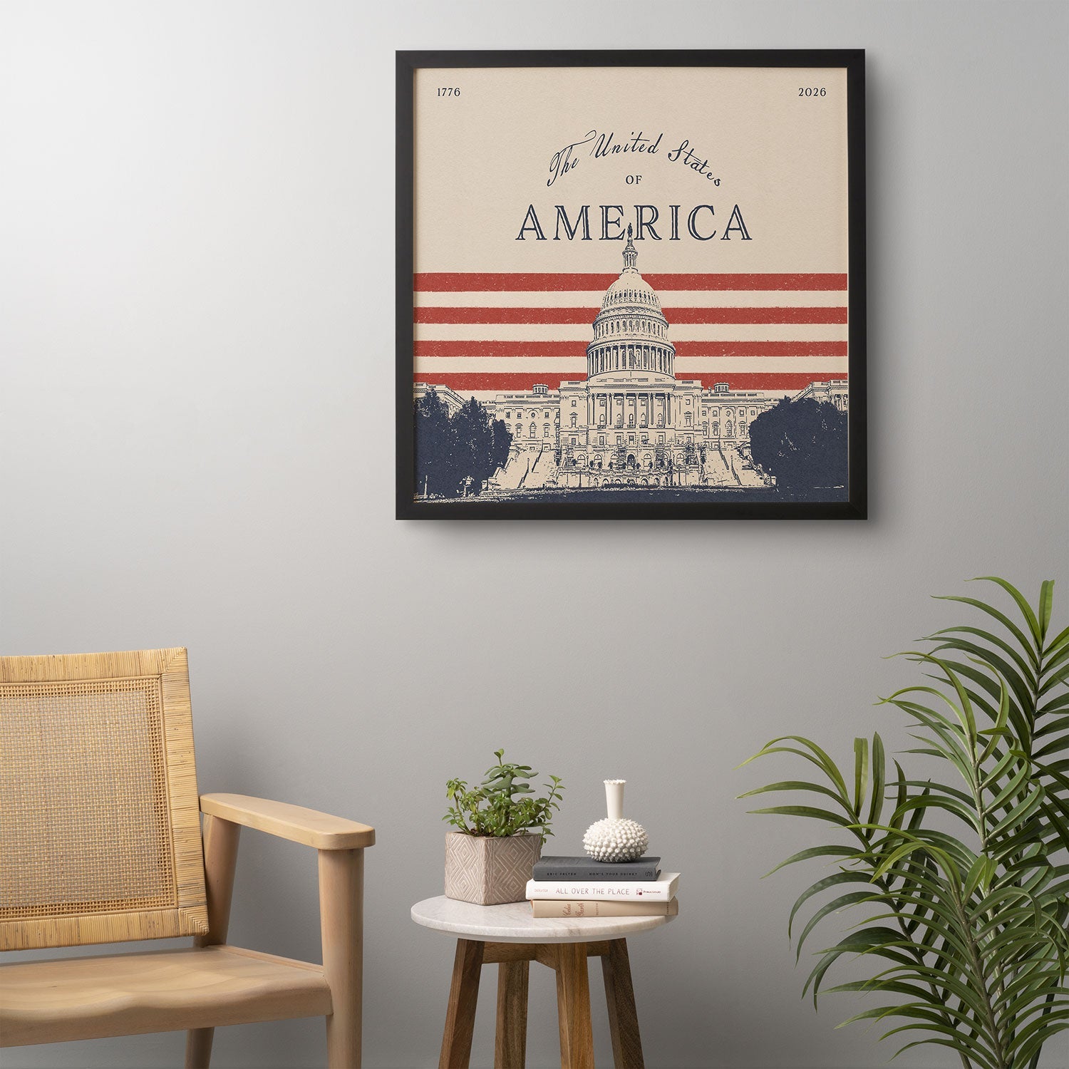 DENY Designs Capitol Building Framed Wall Art