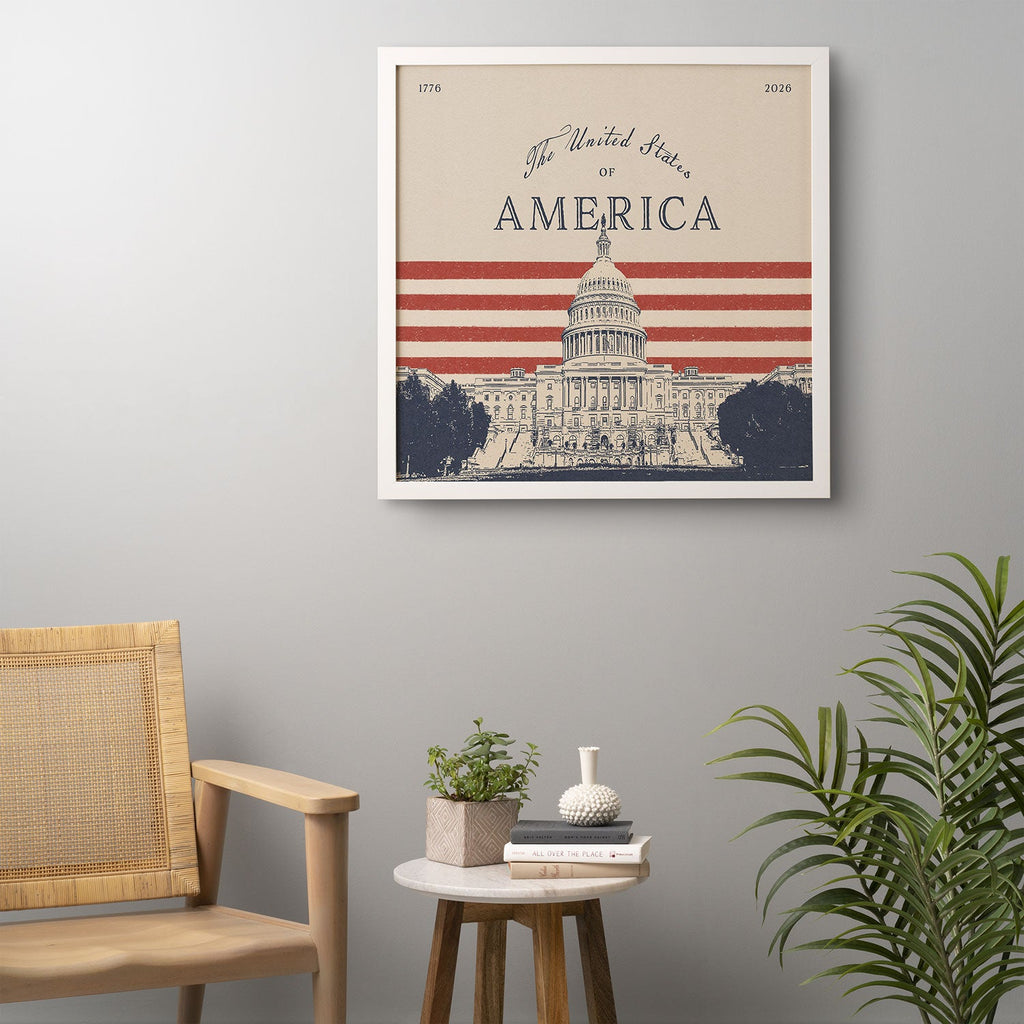 DENY Designs Capitol Building Framed Wall Art