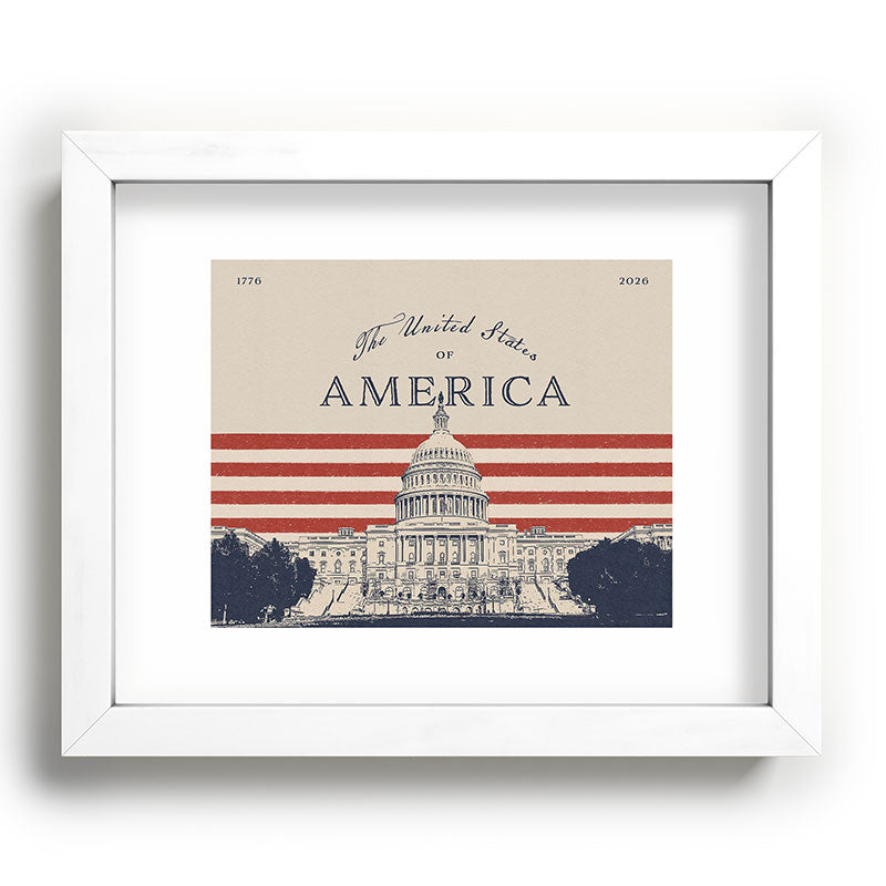 DENY Designs Capitol Building Recessed Framing Rectangle