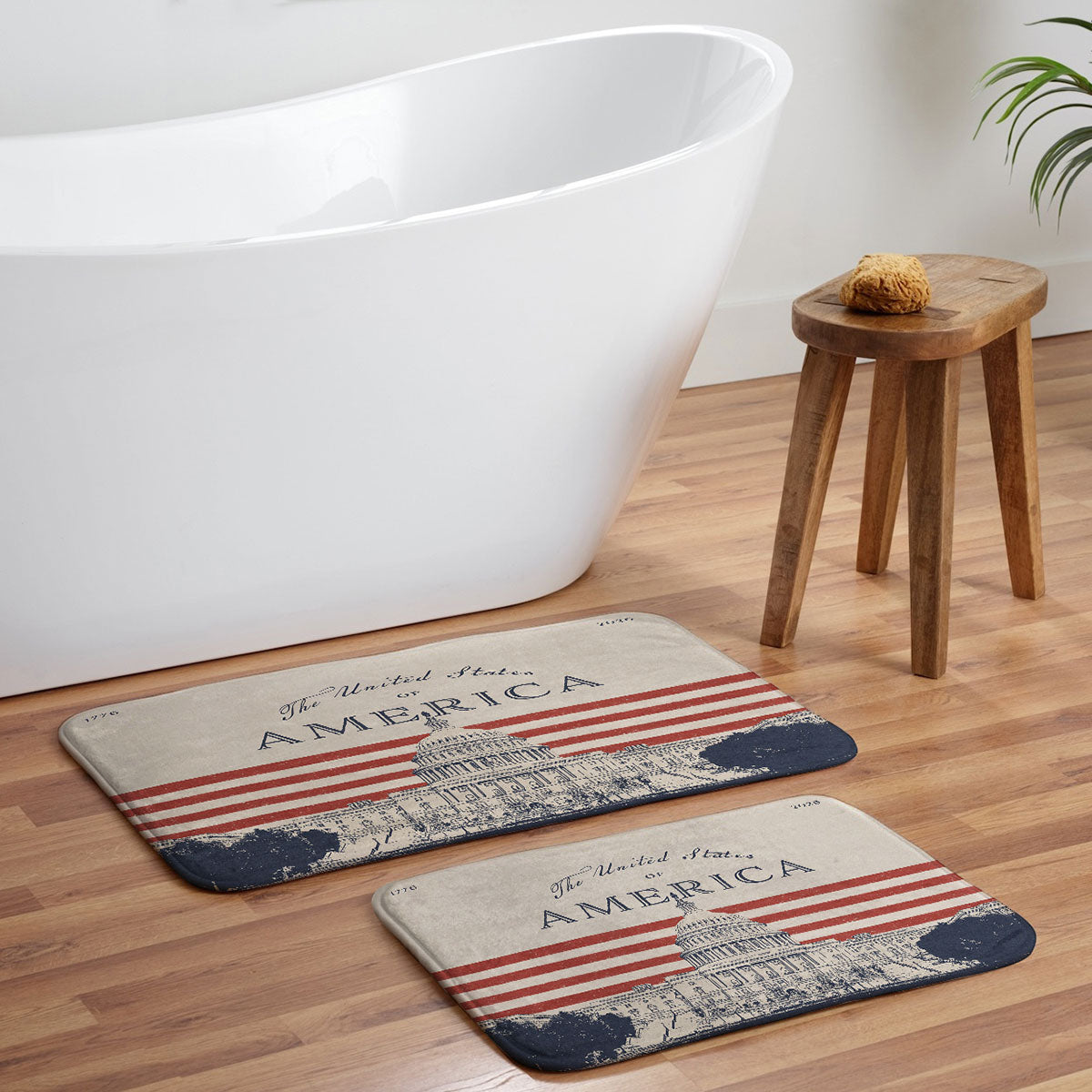 DENY Designs Capitol Building Memory Foam Bath Mat