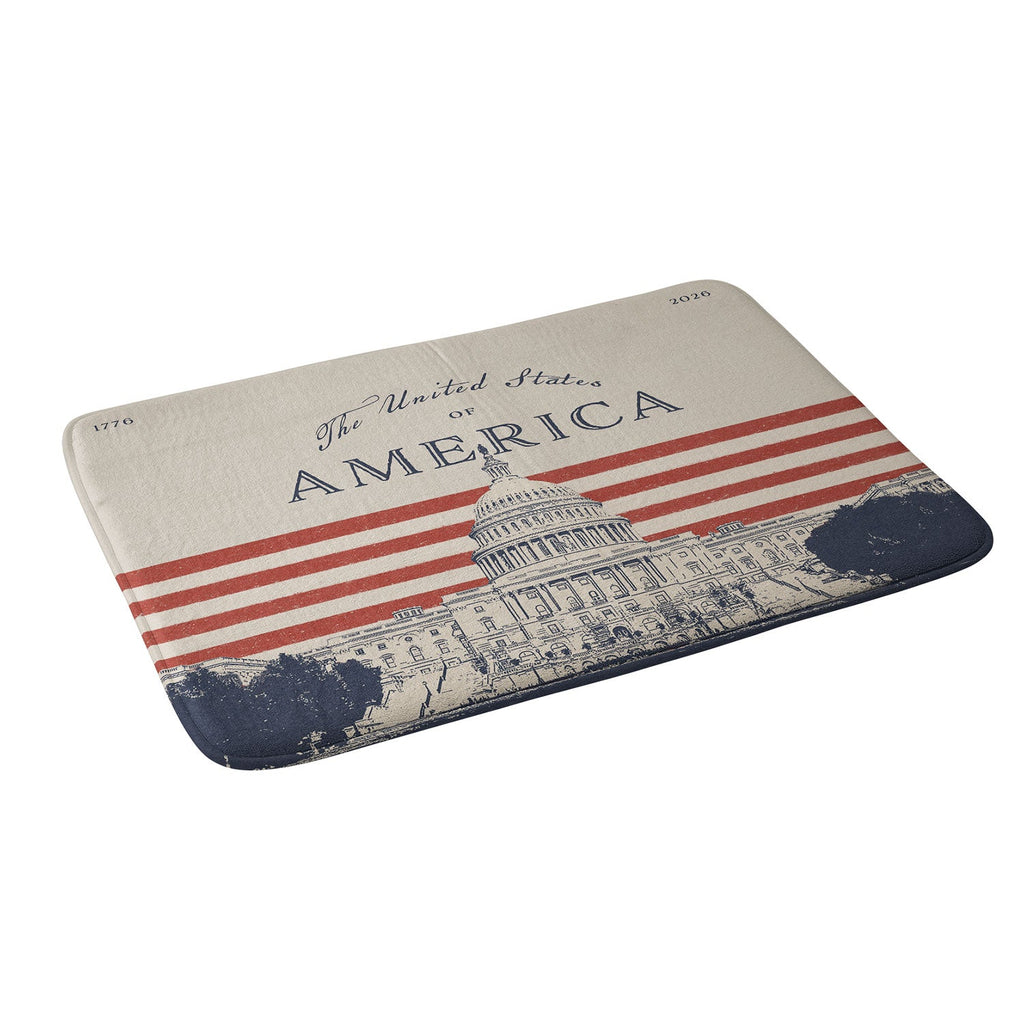 DENY Designs Capitol Building Memory Foam Bath Mat