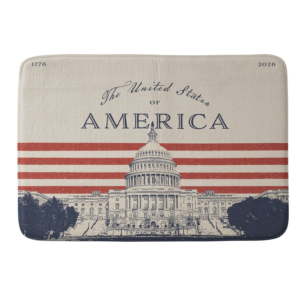 DENY Designs Capitol Building Memory Foam Bath Mat