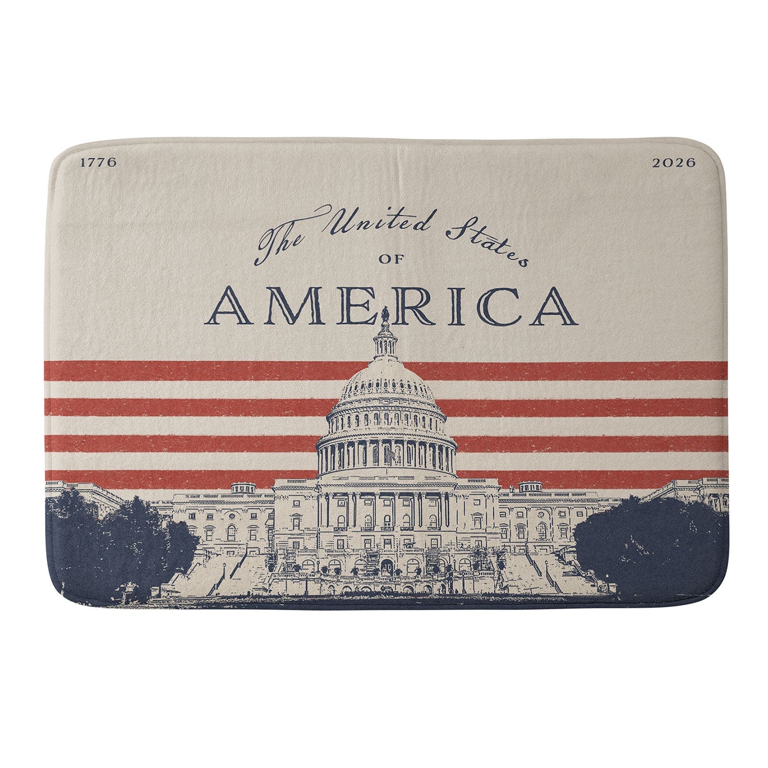 DENY Designs Capitol Building Memory Foam Bath Mat