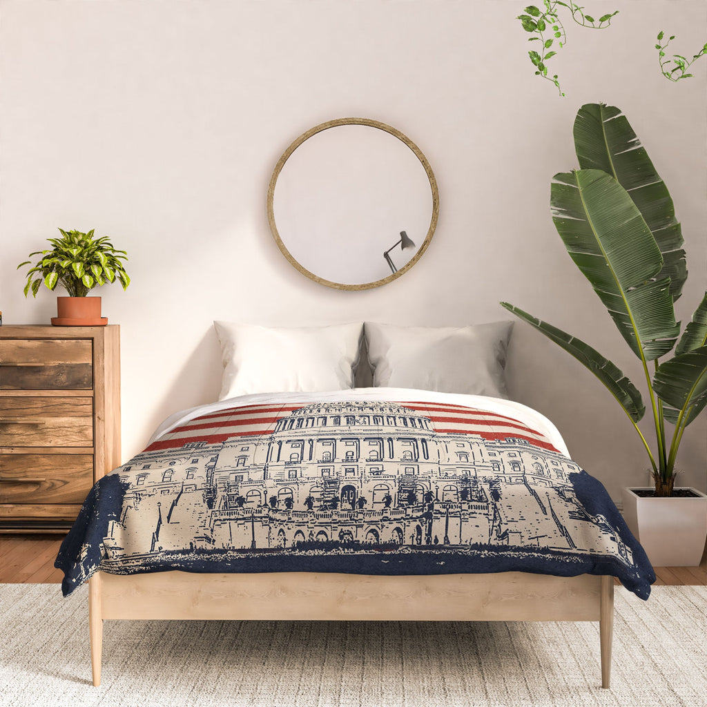 DENY Designs Capitol Building Comforter