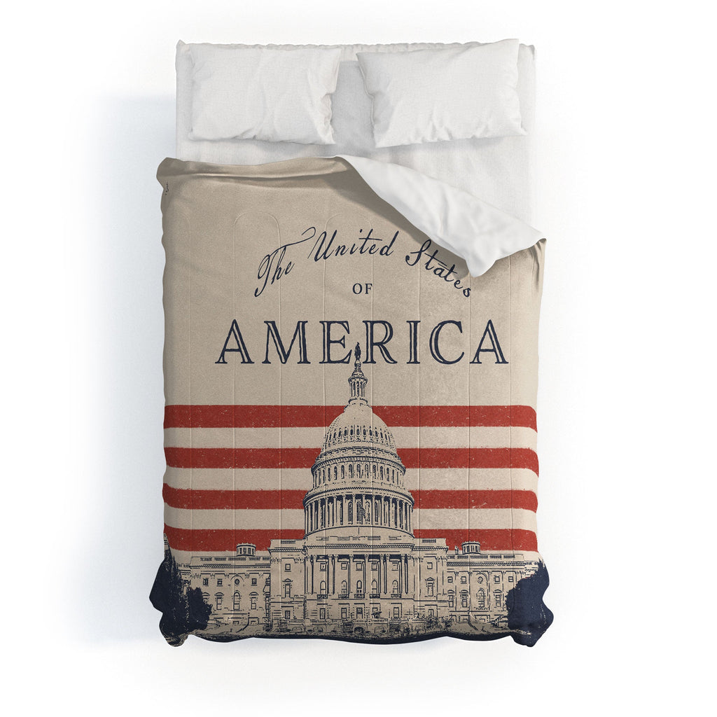 DENY Designs Capitol Building Comforter