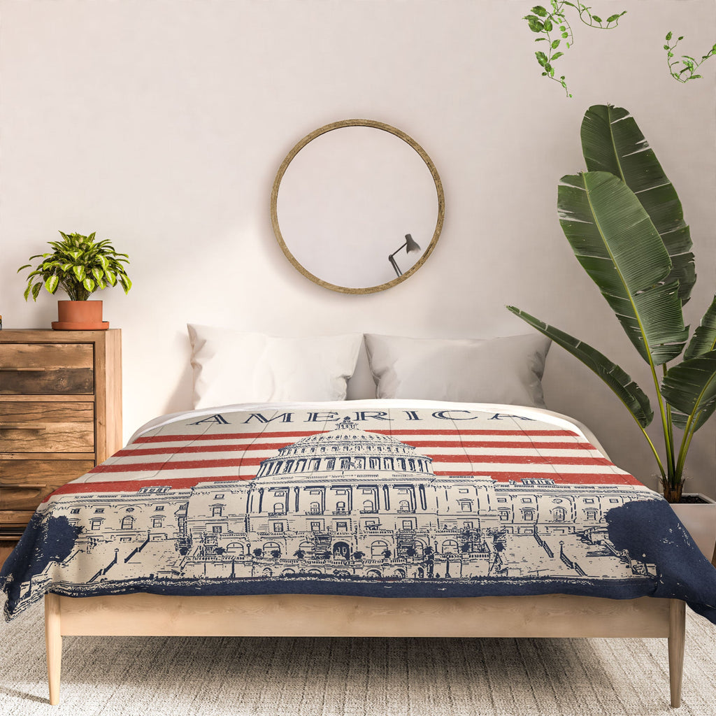 DENY Designs Capitol Building Comforter