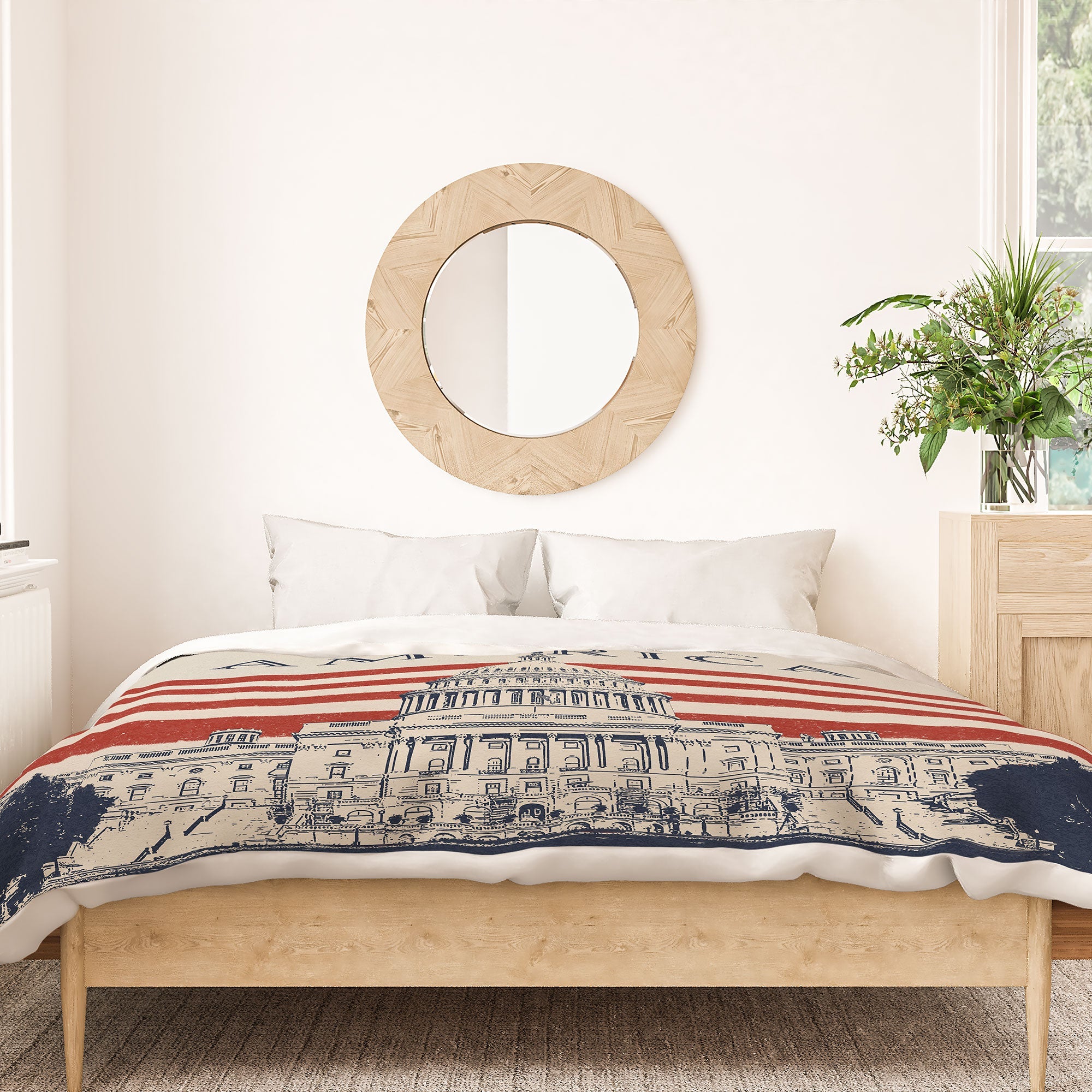 DENY Designs Capitol Building Duvet Cover