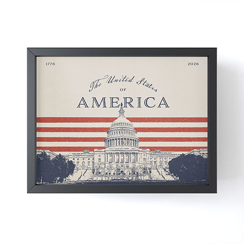 DENY Designs Capitol Building Framed Mini Art Print