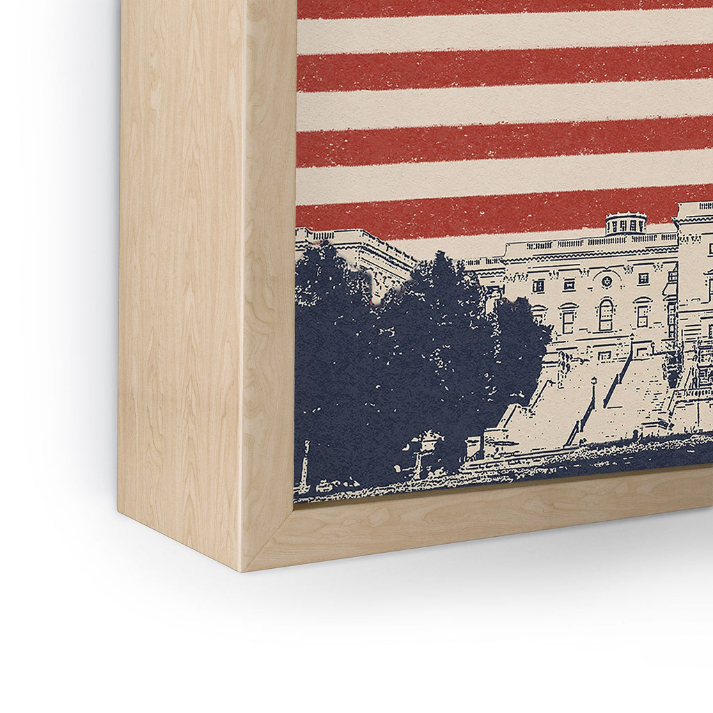 DENY Designs Capitol Building Framed Mini Art Print