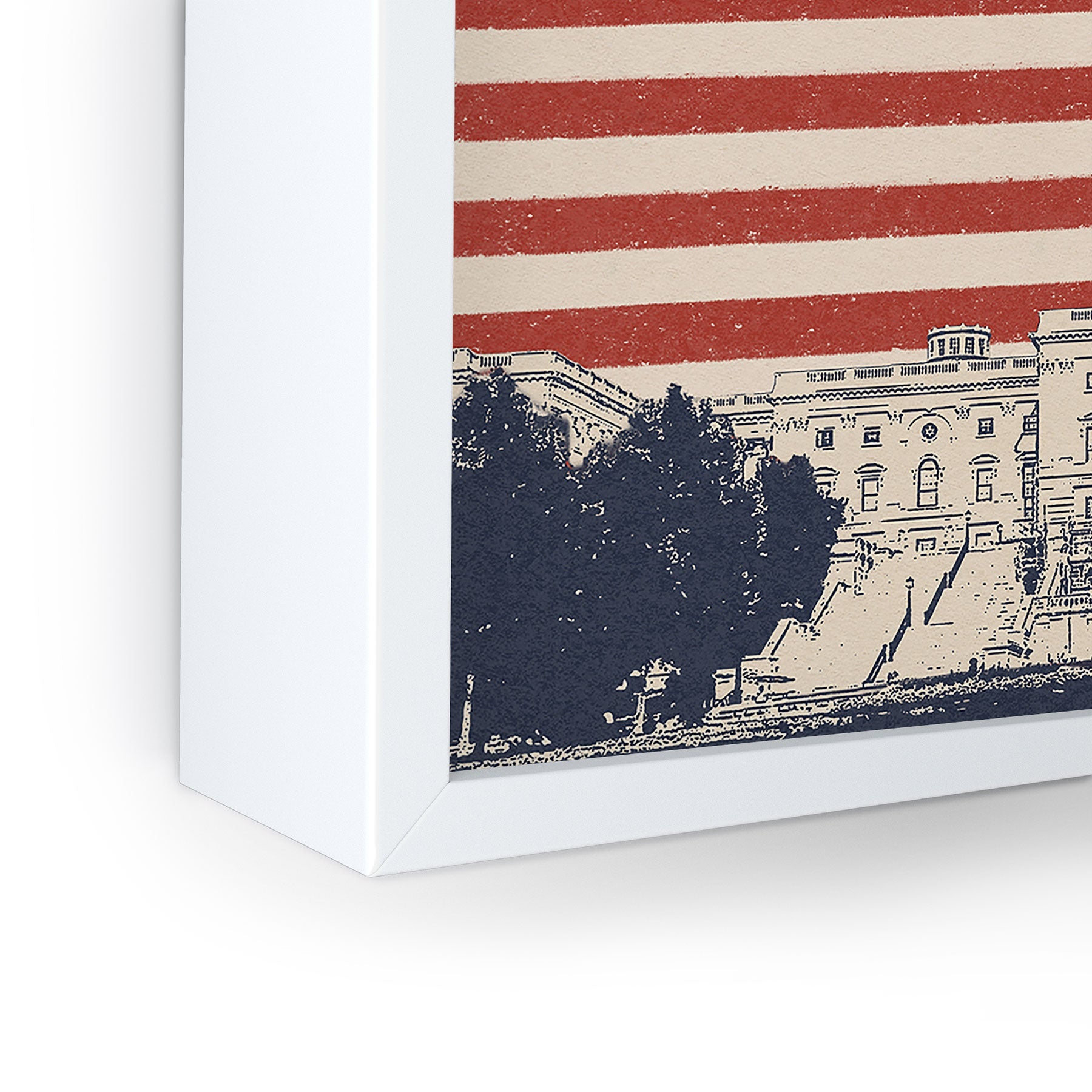 DENY Designs Capitol Building Framed Mini Art Print