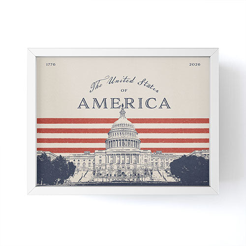 DENY Designs Capitol Building Framed Mini Art Print