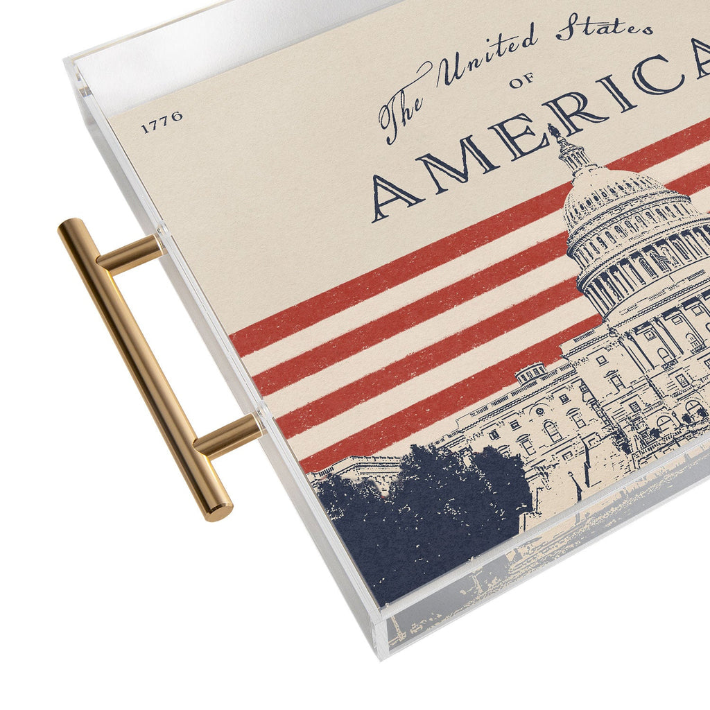 DENY Designs Capitol Building Acrylic Tray