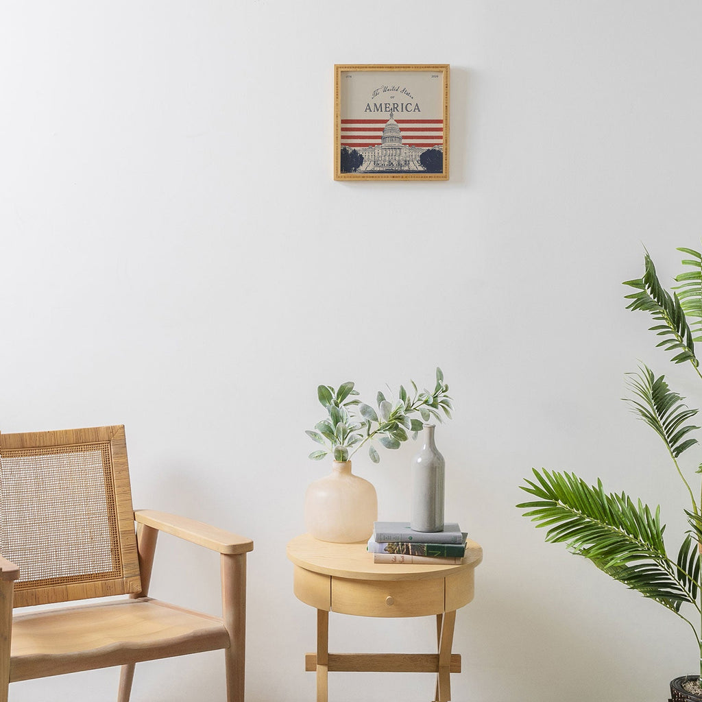 DENY Designs Capitol Building Framed Wall Art