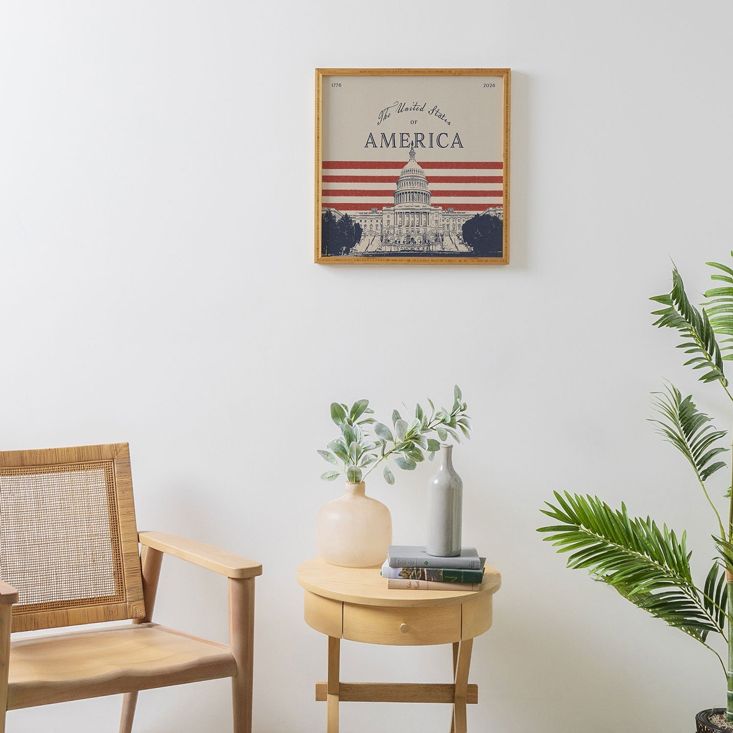 DENY Designs Capitol Building Framed Wall Art