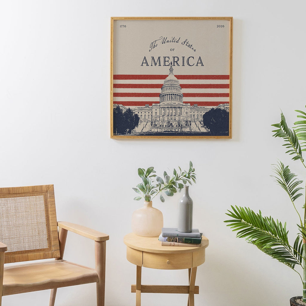DENY Designs Capitol Building Framed Wall Art