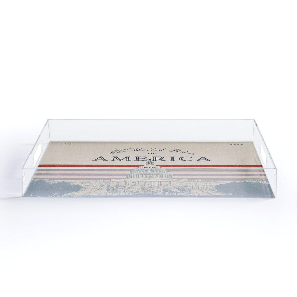 DENY Designs Capitol Building Acrylic Tray