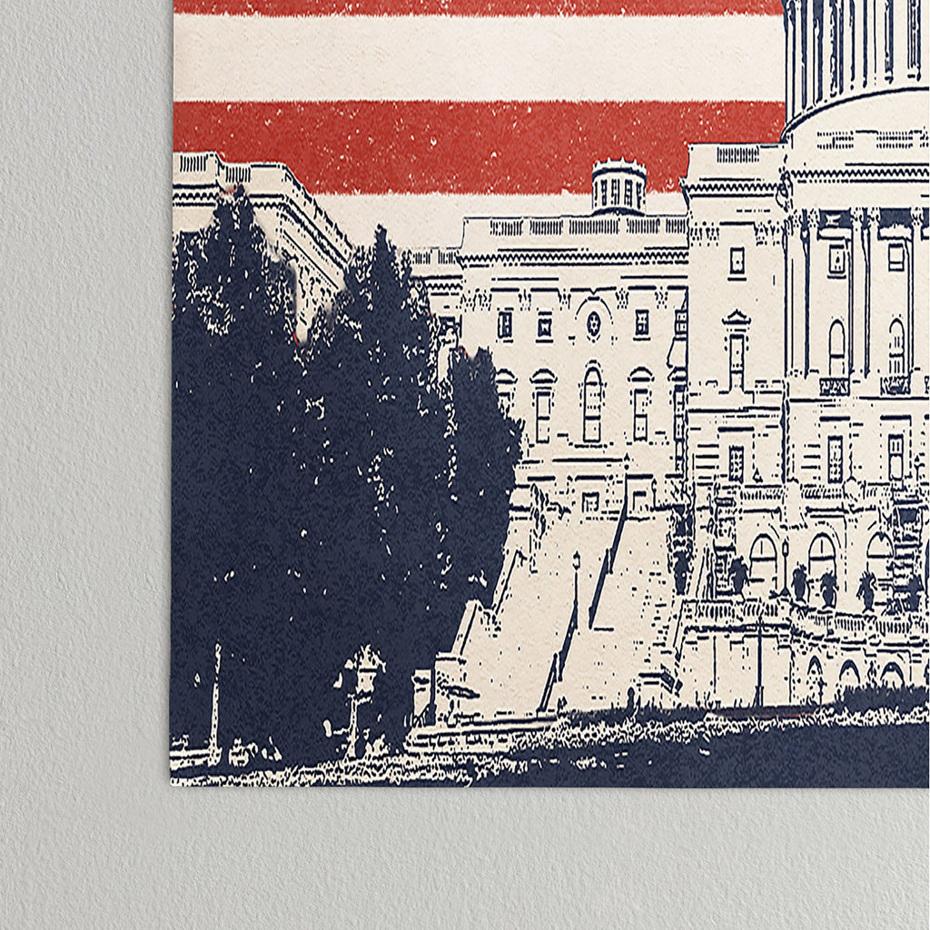DENY Designs Capitol Building Poster