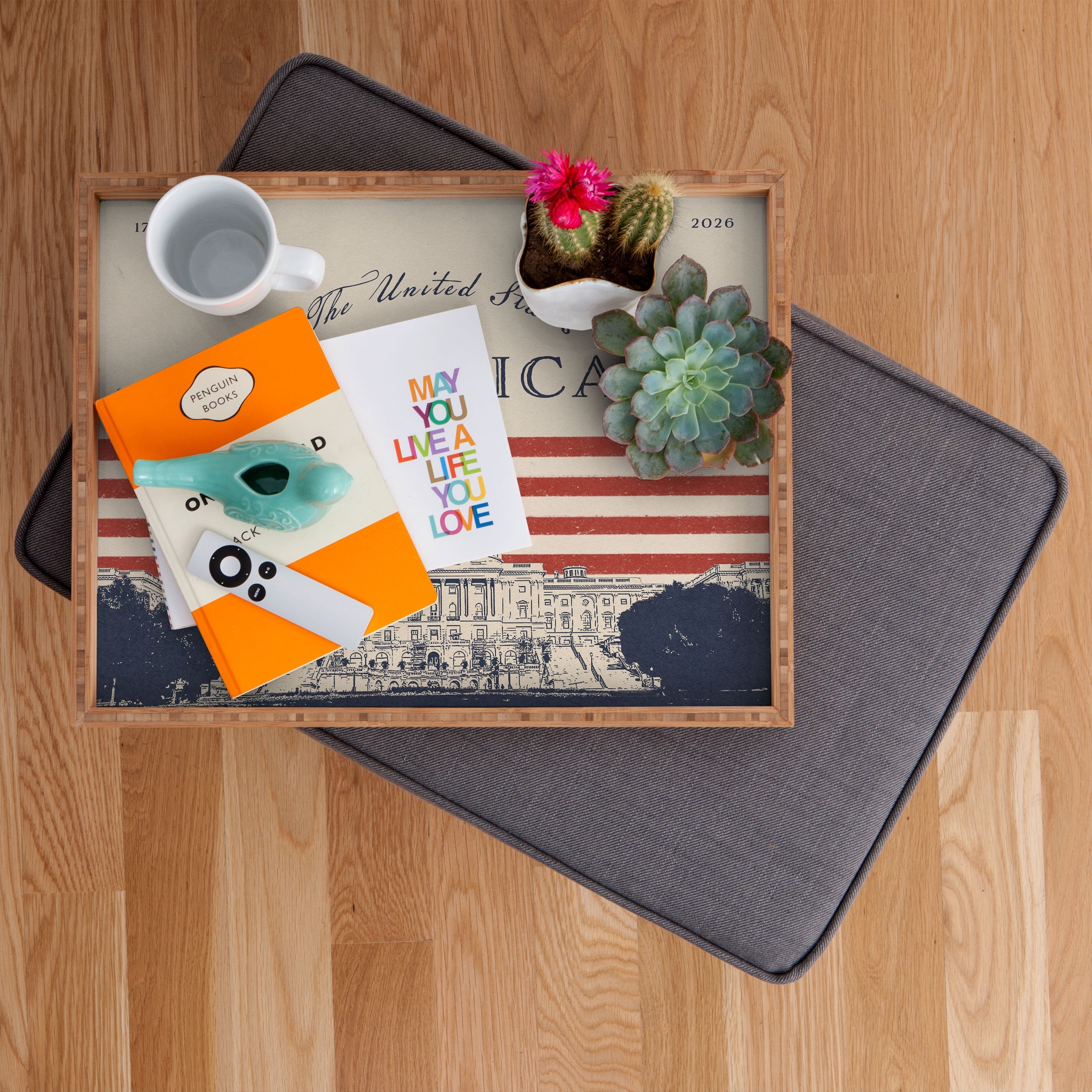 DENY Designs Capitol Building Rectangular Tray
