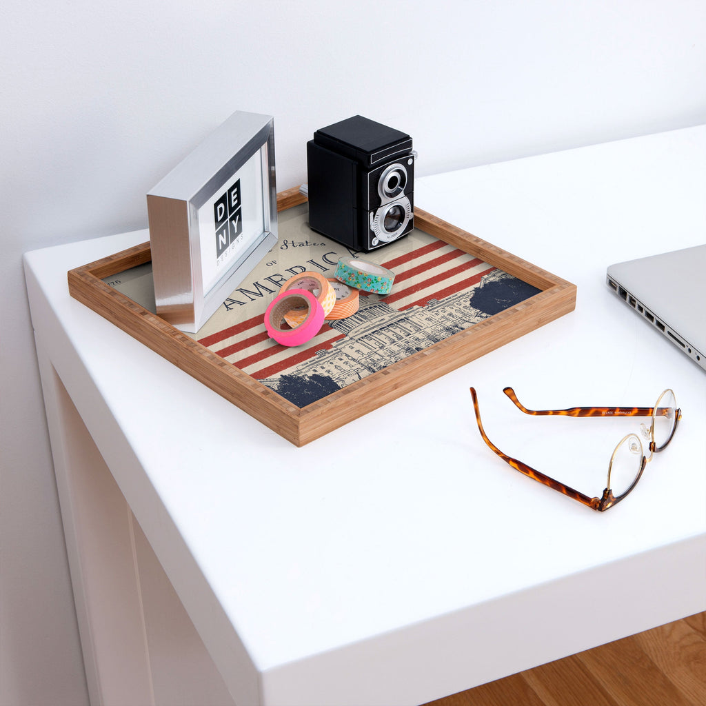 DENY Designs Capitol Building Square Tray