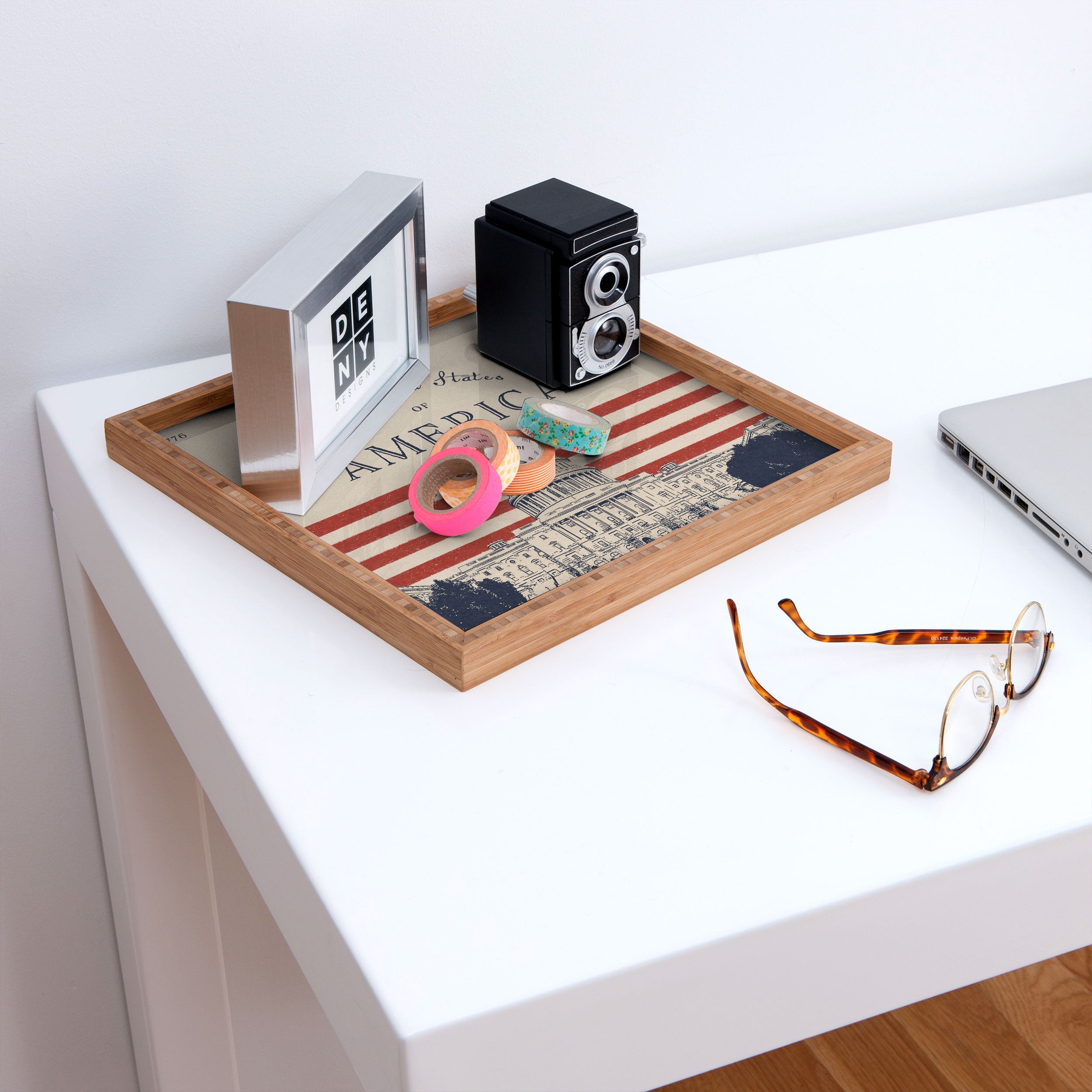 DENY Designs Capitol Building Square Tray