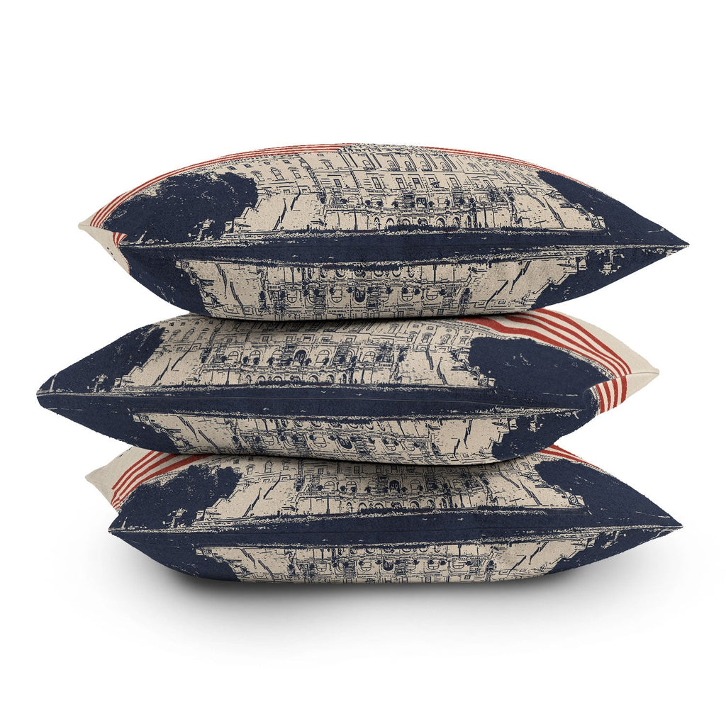 DENY Designs Capitol Building Outdoor Throw Pillow