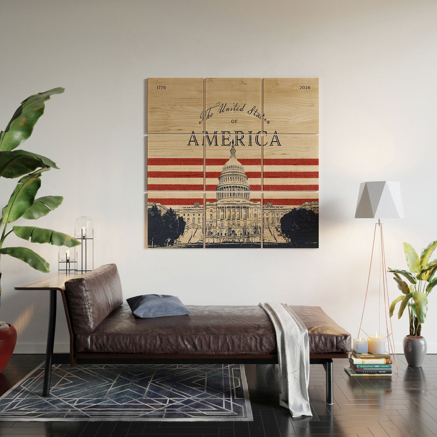 DENY Designs Capitol Building Wood Wall Mural