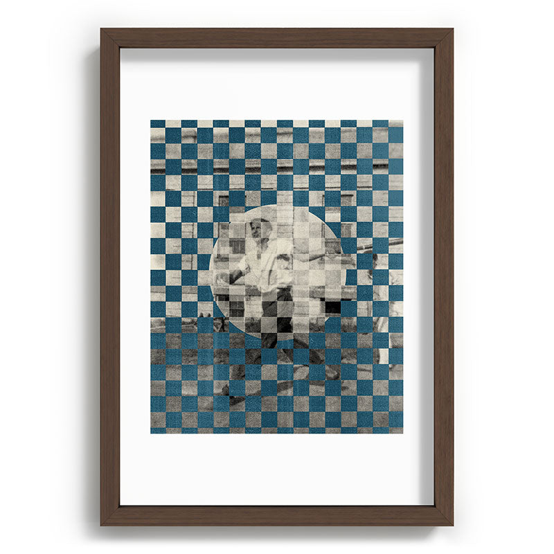 DENY Designs Checker Collage Recessed Framing Rectangle