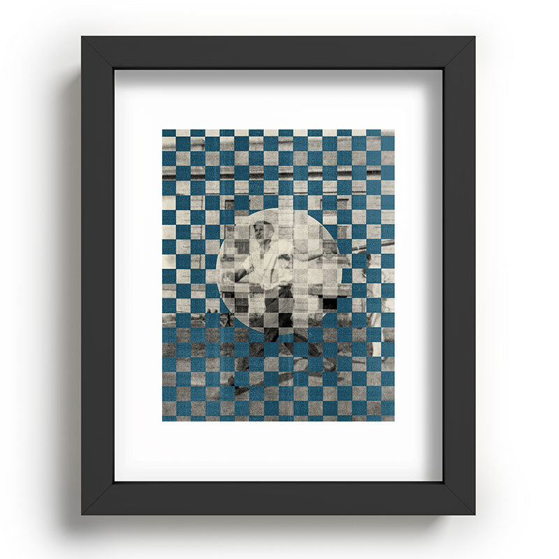 DENY Designs Checker Collage Recessed Framing Rectangle