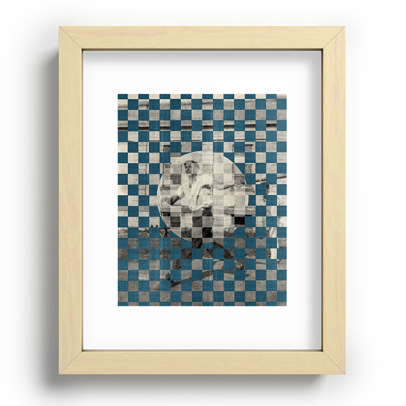DENY Designs Checker Collage Recessed Framing Rectangle