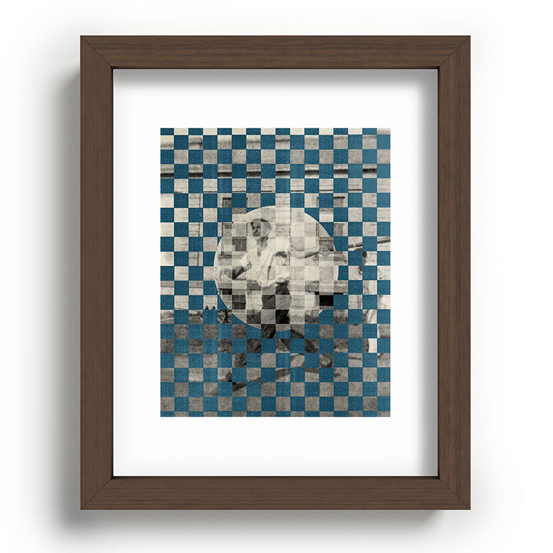 DENY Designs Checker Collage Recessed Framing Rectangle
