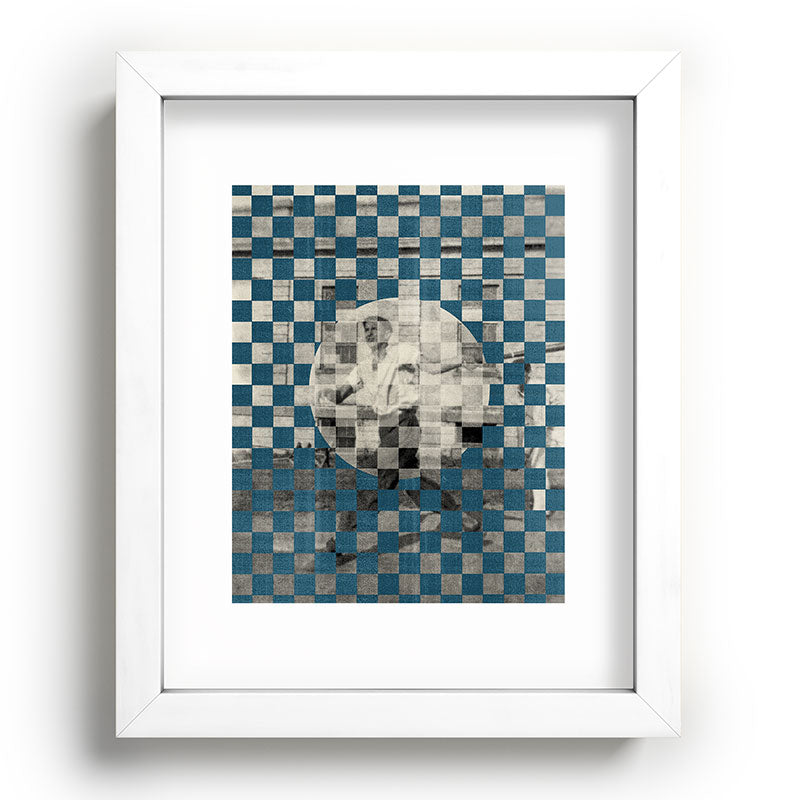 DENY Designs Checker Collage Recessed Framing Rectangle