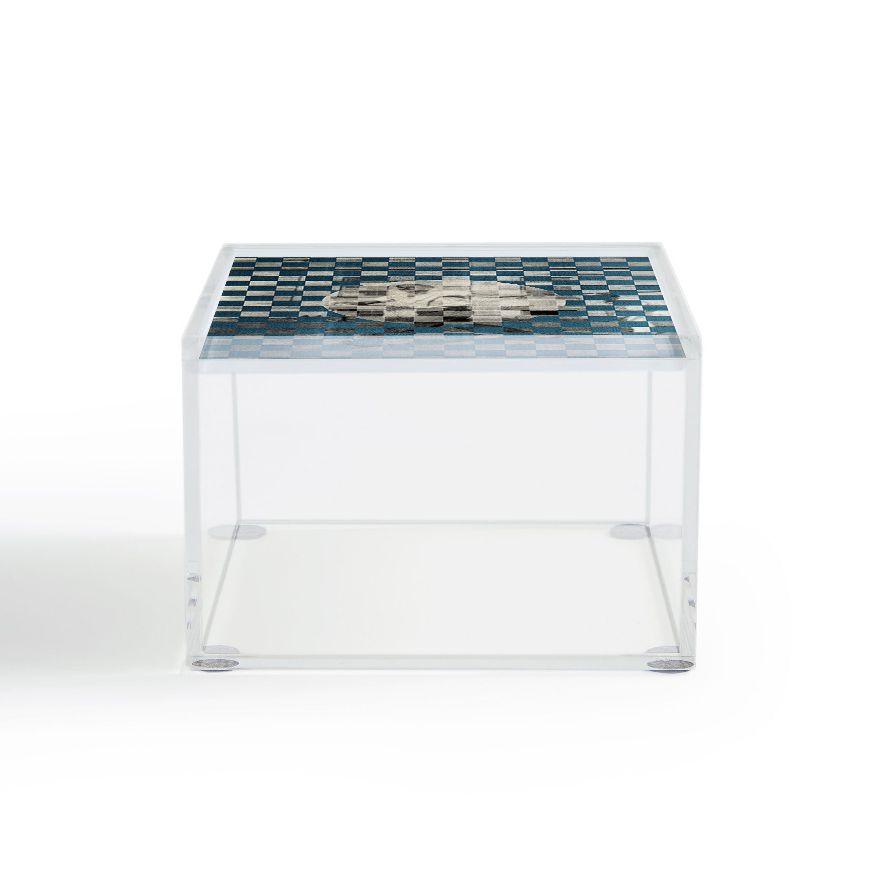 DENY Designs Checker Collage Acrylic Box