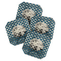 DENY Designs Checker Collage Coaster Set