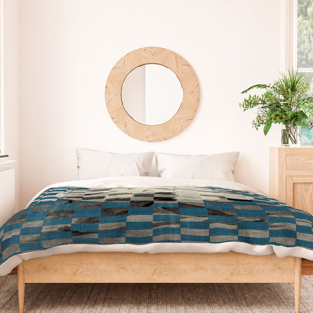 DENY Designs Checker Collage Duvet Cover