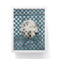 DENY Designs Checker Collage Framed Mini Art Print