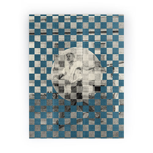 DENY Designs Checker Collage Mini Art Print