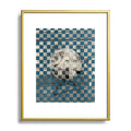 DENY Designs Checker Collage Metal Framed Art Print