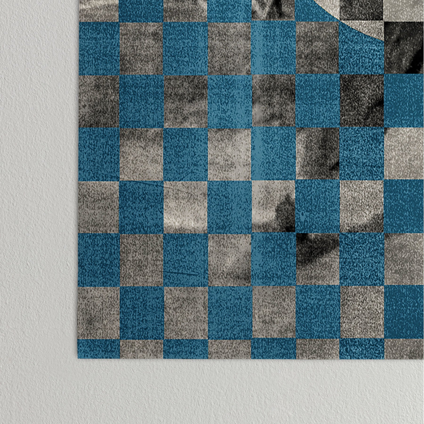 DENY Designs Checker Collage Poster
