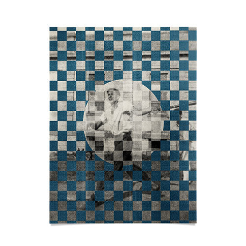 DENY Designs Checker Collage Poster