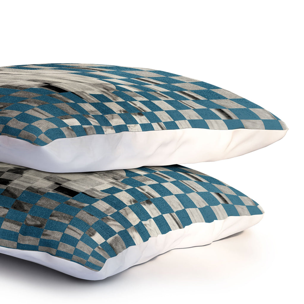 DENY Designs Checker Collage Pillow Shams