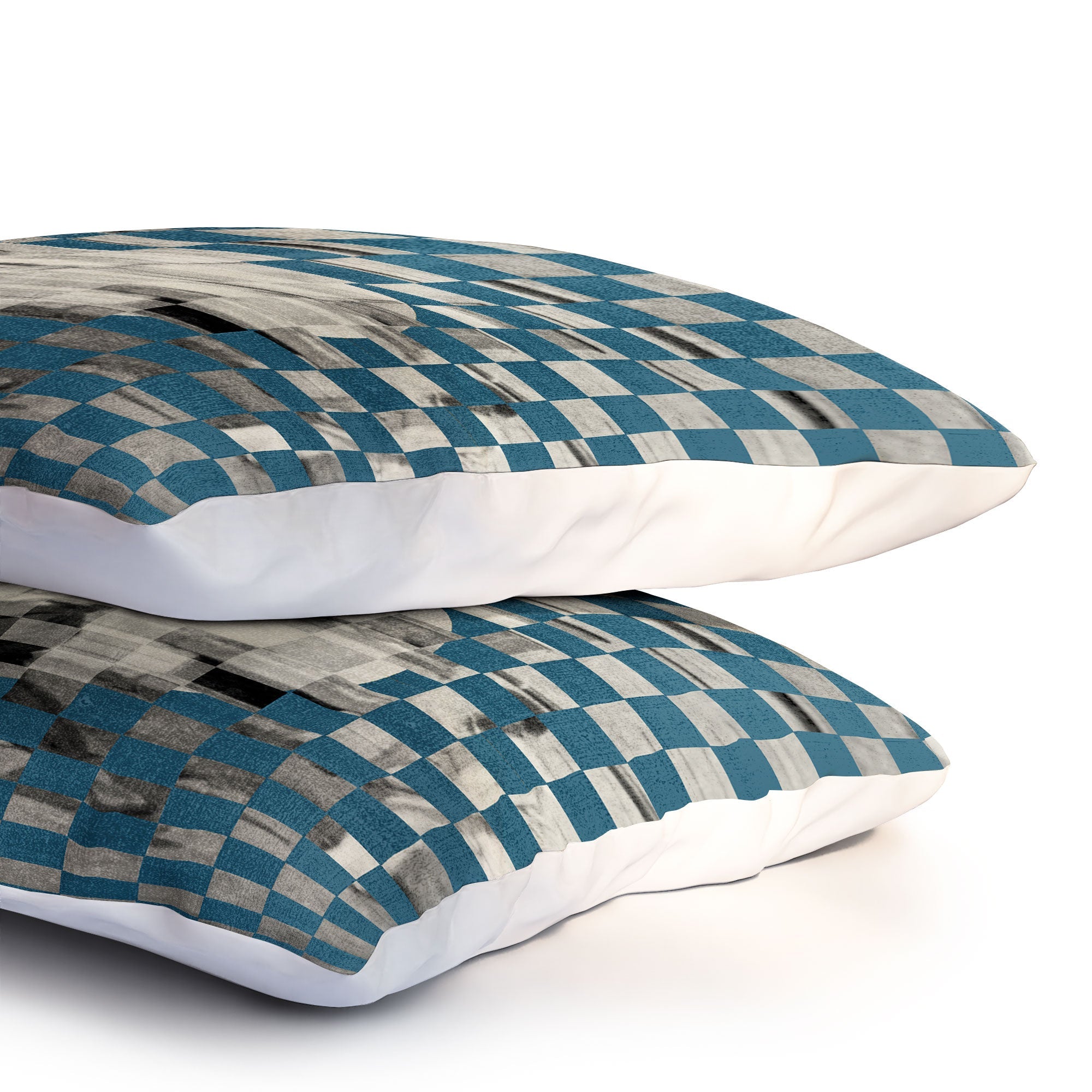 DENY Designs Checker Collage Pillow Shams