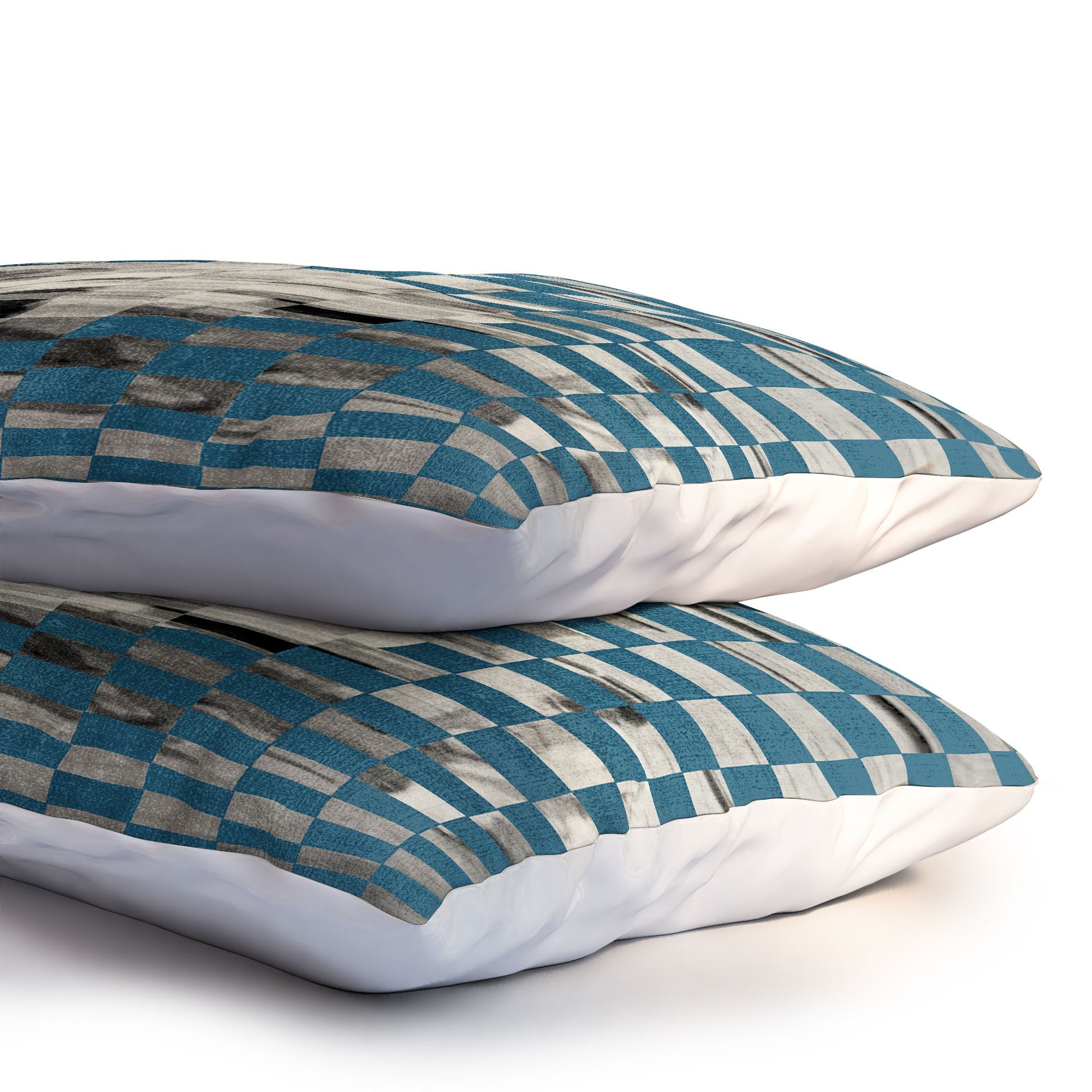 DENY Designs Checker Collage Pillow Shams