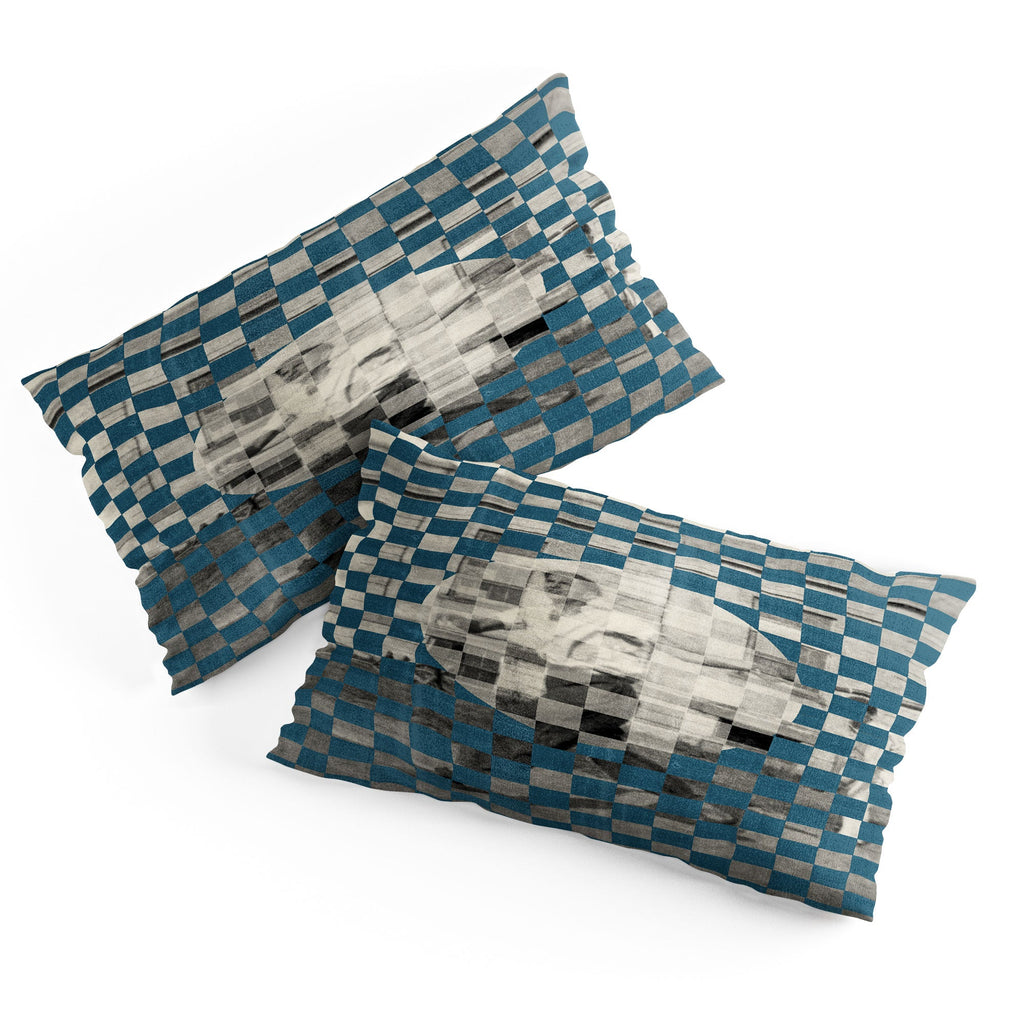 DENY Designs Checker Collage Pillow Shams