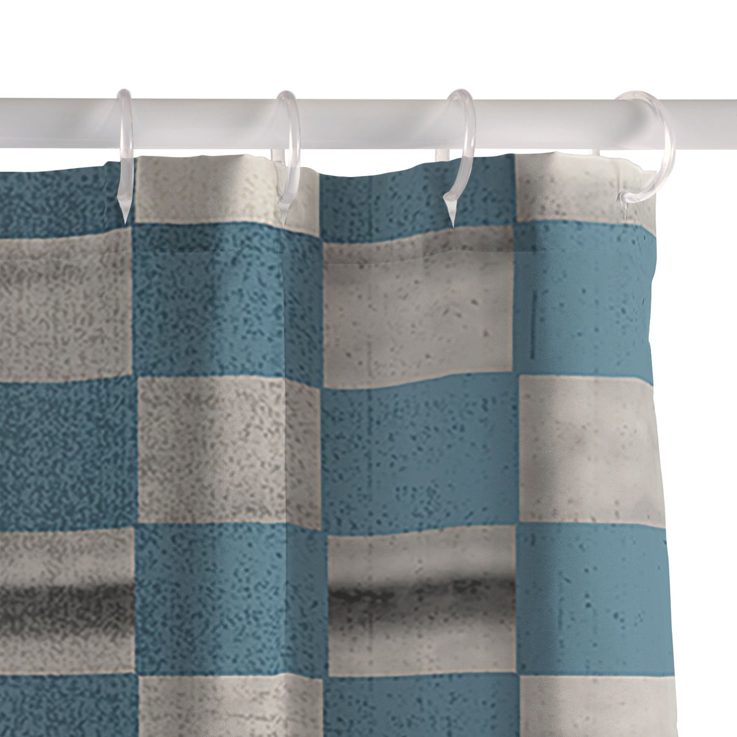 DENY Designs Checker Collage Shower Curtain