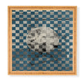 DENY Designs Checker Collage Framed Wall Art