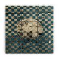 DENY Designs Checker Collage Wood Wall Mural