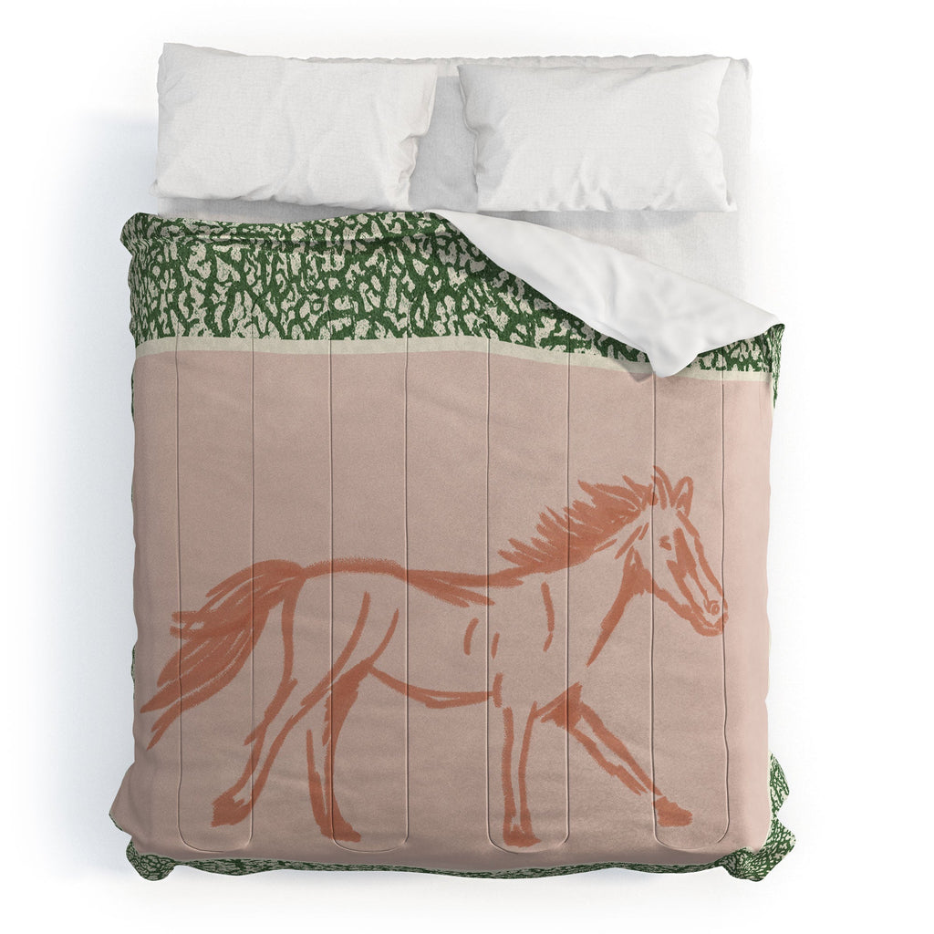 DENY Designs country horse 2 Comforter